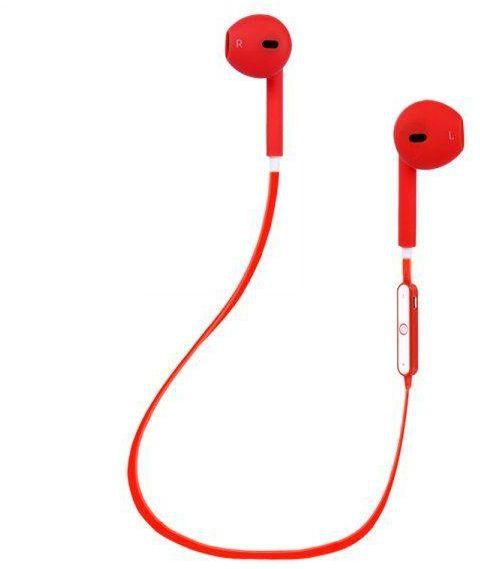 Margoun BT10 Sports Wireless In Ear Earphone Headset with Mic for iPhone 7/ 7 plus in Red