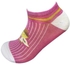 White Flower Cotton Socks Printed Shape for Girls-Multicolor-12Year