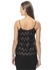 ONLY Black, Gold Polyester V Neck Cami & Strappy Top For Women