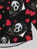 Gothic Valentine's Day Skulls Ghost Heart Print Button Down Shirt For Men - 8xl