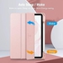 Fintie Hybrid Slim Case for iPad Air 5th Generation  2022    iPad Air 4th Generation  2020  10 9 Inch    Built in Pencil Holder  Shockproof Cover with Clear Transparent Back Shell  Rose Gold