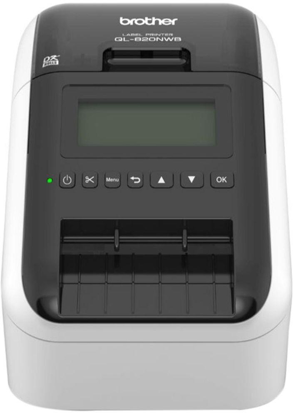 Brother Wireless High-Speed Label Printer Black/White