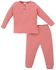 Defacto 2 Piece BabyGirl Casual Regular Fit Long Sleeve Button Neck Homewear Pyjamas - Bordeaux