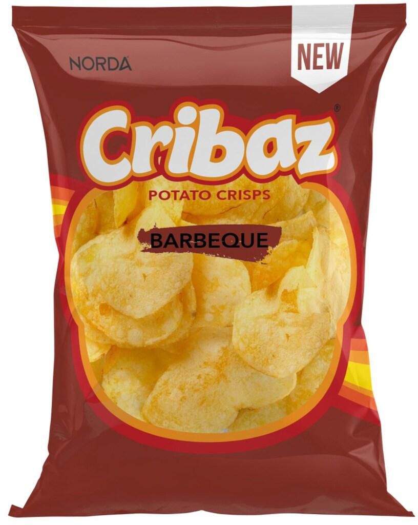 Norda Cribaz Barbeque Potato Crisps 50g