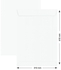 Hispapel White Envelope 310 x 410mm 16" x 12" 250pcs/box