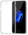 Generic Back Cover For IPhone 7 - Transparent + Clear Tempered Glass Screen Protector
