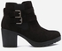 Joy & Roy Suede Chuncky Ankle Boot - Black