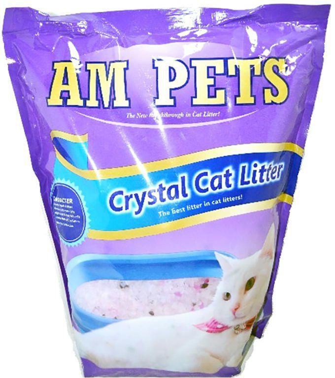 Am Pets 14-1001/Lavander Crystal Cat Litter - 1.6 kg