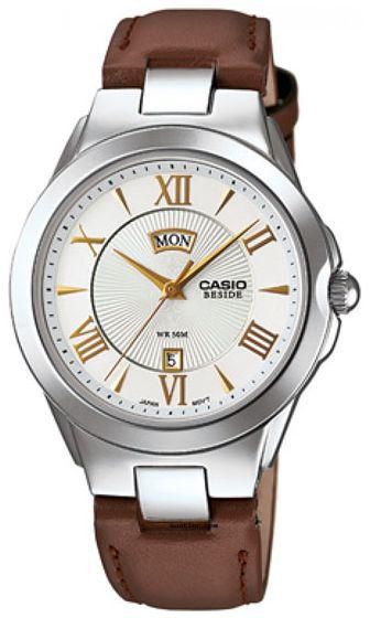 Casio Casual Watch For Men Analog Leather - BEL-130L-7AVDF