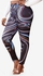 Plus Size Abstract Print High Waisted Skinny Leggings - 3x