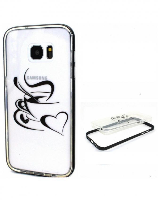 Generic 2-in-1 PC and IMD TPU Unique Heart Cover for Samsung Galaxy S7 Edge G935