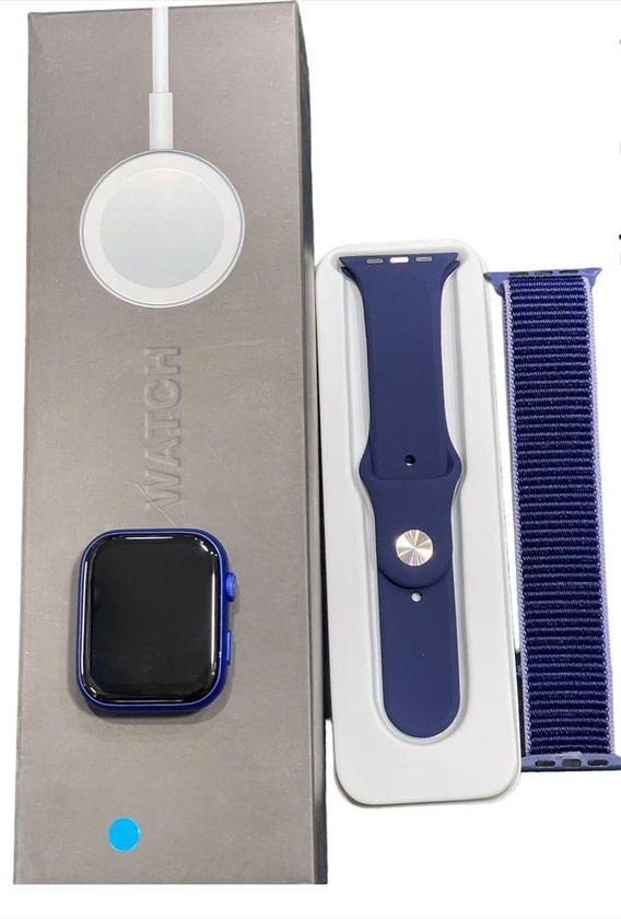Smart Watch Men Siri Bluetooth Call Waterproof- Blue