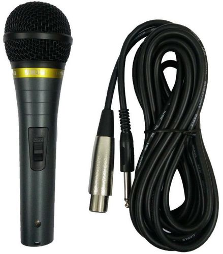 126mart Wired Dynamic Microphone Handheld Mic (Black)