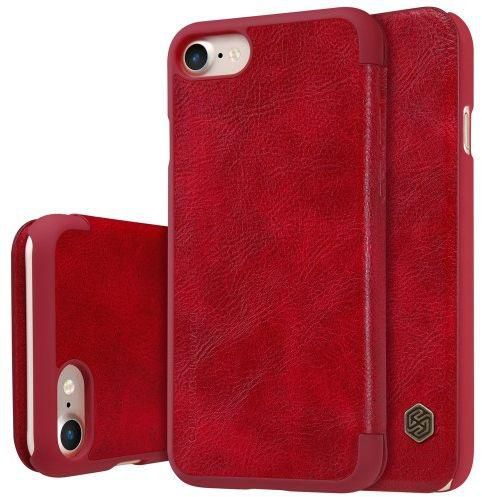 Nillkin Apple iPhone 7 Qin Flip Leather Case Cover - Red