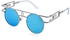 Fashion Unisex Gothic Coated Sunglasses - Blue