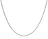 Sterling Silver 18 inch Necklace with Pale Green Cubic Zirconias-rx98786-18