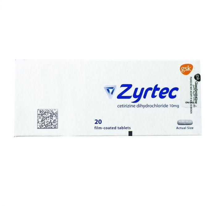 Zyrtec 10 mg - 20 Tablets