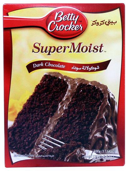 Betty Crocker Super Moist Dark Chocolate Cake Mix 517g