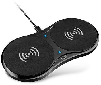 Two Phone Wireless Charger Black