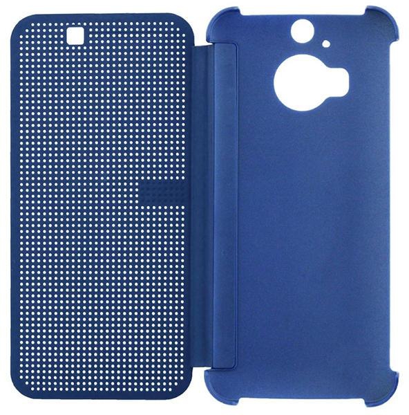 Dot View Flip Cover for HTC One M9 Plus - Blue