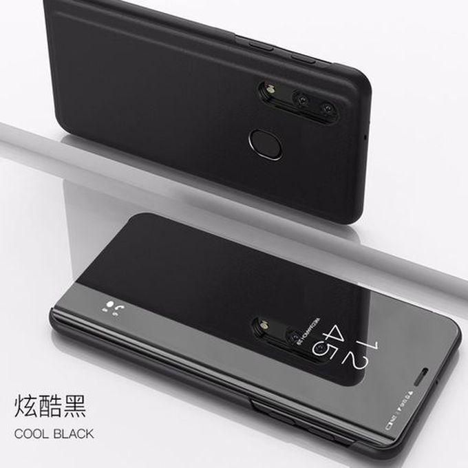 Huawei Y9 Prime 2019 Sleek Mirror Leather Case - Black
