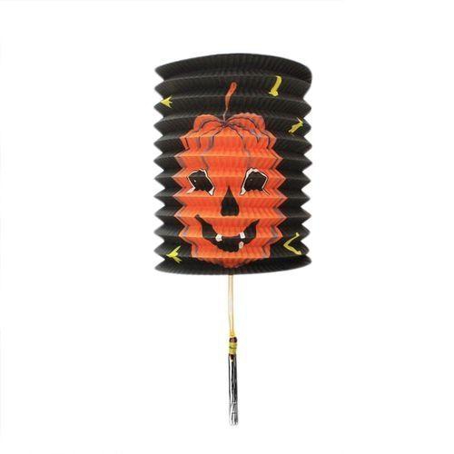 Eissely Paper Pumpkin Bat Skeleton Hanging Lantern Light Lamp Halloween Party Decor