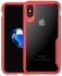 IPAKY 2-in-1 Case for Apple iPhone X Back Cover - Red