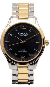 OMAX WATCH SILVER GOLD WITH BLK FOR MEN  - 00hsa141n002