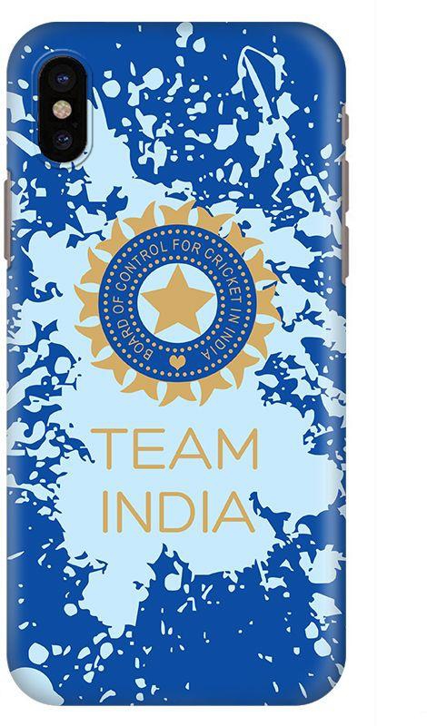 Stylizedd Apple iPhone X (iPhone 10) Slim Snap Case Cover Matte Finish - Team India