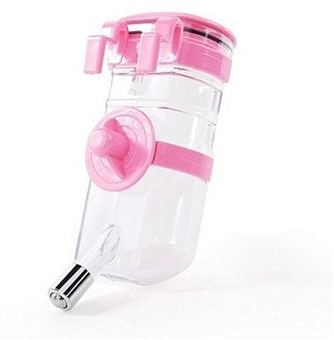 Generic Automatic Plastic Feeding Water Dispenser For Dog And Cat (PINK)