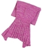 Mermaid Tail Blanket For Adult/Teen Mermaid Blanket Handmade Knitted All Seasons Knitted Blanket Soft Cozy Sofa Bed Sleeping Bag.