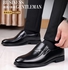 Fashion 【 PU - Black 】 Mens Official Shoes Men’s Leather Black Formal Wedding Footware