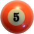 Classic Plus Premium Poly Resin Replacement #5 Billiard Ball