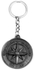 Game Of Thrones Compass Keychain Antique Pewter
