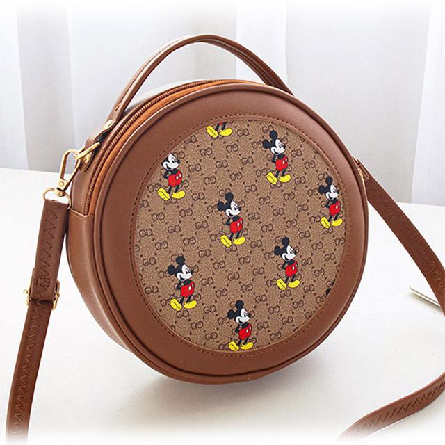 Kime Mic Mouse Top Handle Round Sling Bag BG33707 (3 Colors)