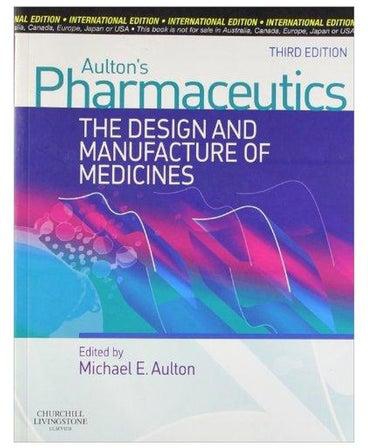 Pharmaceutics: The Design And Manufacture Of Medicines Paperback English - 03 December 2007