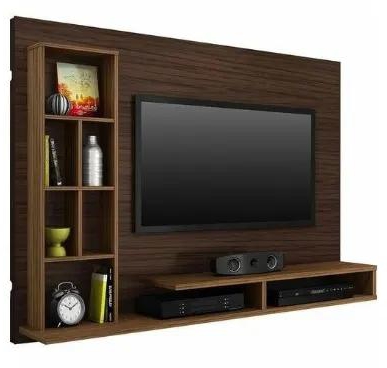 Floating Tv Shelf - Brown