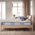VALEVÅG Pocket sprung mattress - firm/light blue 160x200 cm