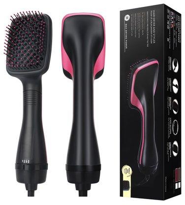 Hair brush dryer heated Styler Hot Air Blower for Women with Adjustable Temperature