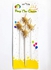 Party Time 4Pcs Gold Star Candle w/ Stick Holder Birthday Candle Kids Adult Birthday Cake Decoration - Number Candle For Anniversary, Valentines Birthday Candle Cake Topper