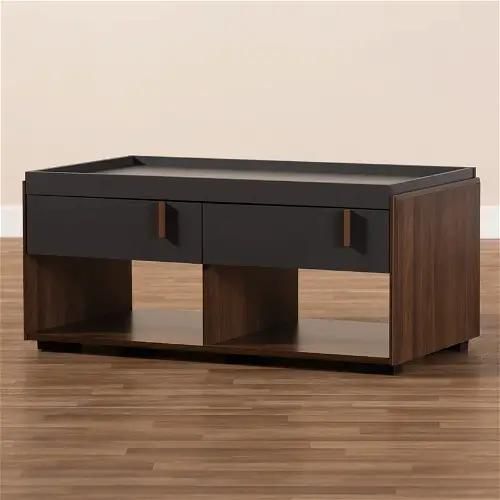 Coffee Table, 100 cm, Dark Brown - NCT94