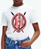 Fashion Maasai Shield Kids ,WHITE Kenya T-shirt