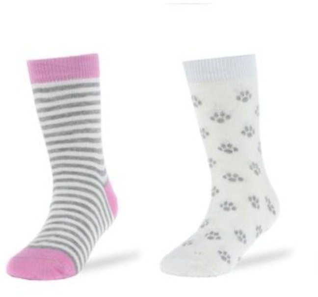 Solo Girls Long Quilted Cotton Socks (2) Pieces