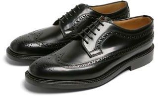 LOAKE Royal Brogue Shoe - Black