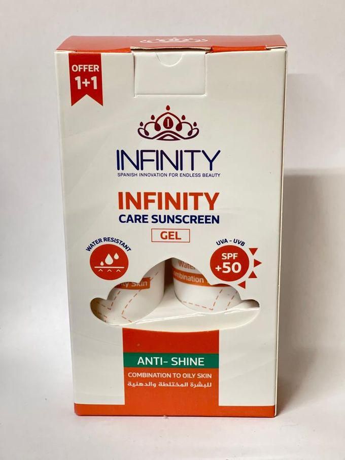Infinity Care Hydro Boost Gel SPF 50+ Combination To Oily Skin 60 Ml Anti Shine Offer 2 pcs