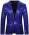 Sequins Coat Royal Blue