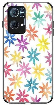 Protective Case Cover For Oppo Reno7 Pro 5G Flowers