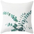 Decorative Cushion Cover White/Green 45x45centimeter