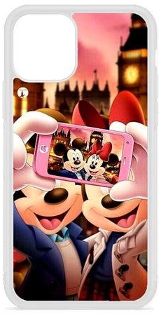 Protective Case Cover for Apple iPhone 13 Pro Animation Mickey Mouse London By Disney Multicolour