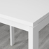 MELLTORP / NILSOVE طاولة وكرسيان, أبيض خيزران/أبيض, ‎75x75 سم‏ - IKEA
